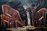 Niko Pirosmanashvili A Family of Deer France oil painting artist